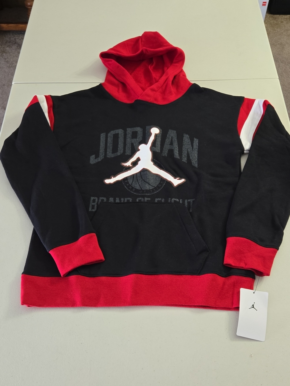 Jordan Jumpman Black & Red Pullover Hoodie